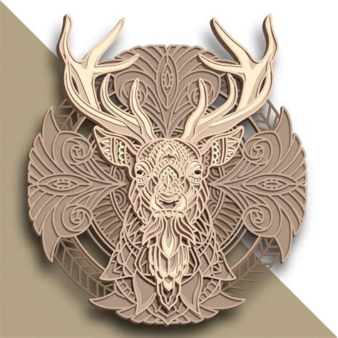 Download 650+ Deer Head DXF Commercial Use